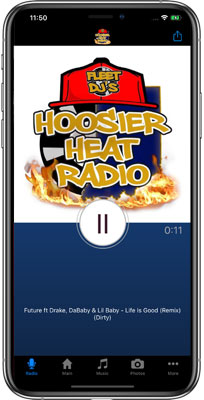 Hoosier Heat Radio iPhone App