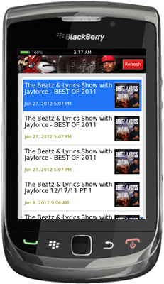 Jayforce BlackBerry App
