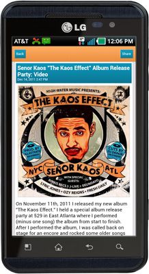 Senor Kaos Mobile App Now Available For Android