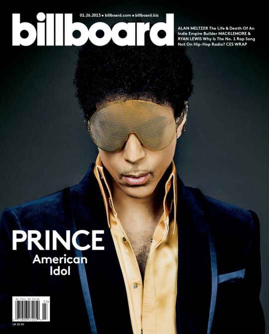 BLITZ - 1/23/13: Prince Covers Billboard Magazine