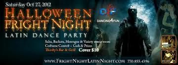 Fright Night Halloween Latin Dance Oct 27th-Atlanta
