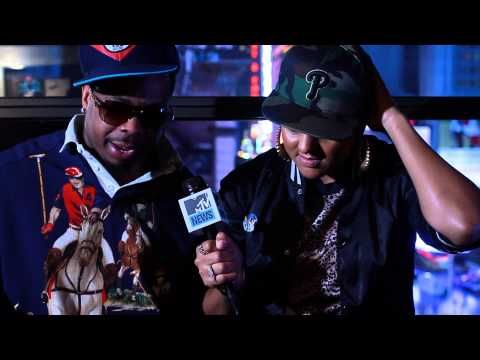Saigon on the set of 'Game Changer' w/ Marsha Ambrosius for MTV
