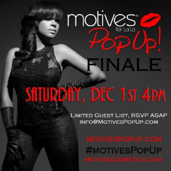 Motives for La La Pop Up EXCLUSIVE event TODAY 4p-Atlanta