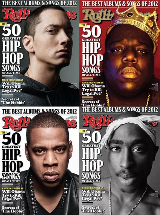 Eminem x B.I.G. x 2Pac x Jay-Z Cover Rolling Stone