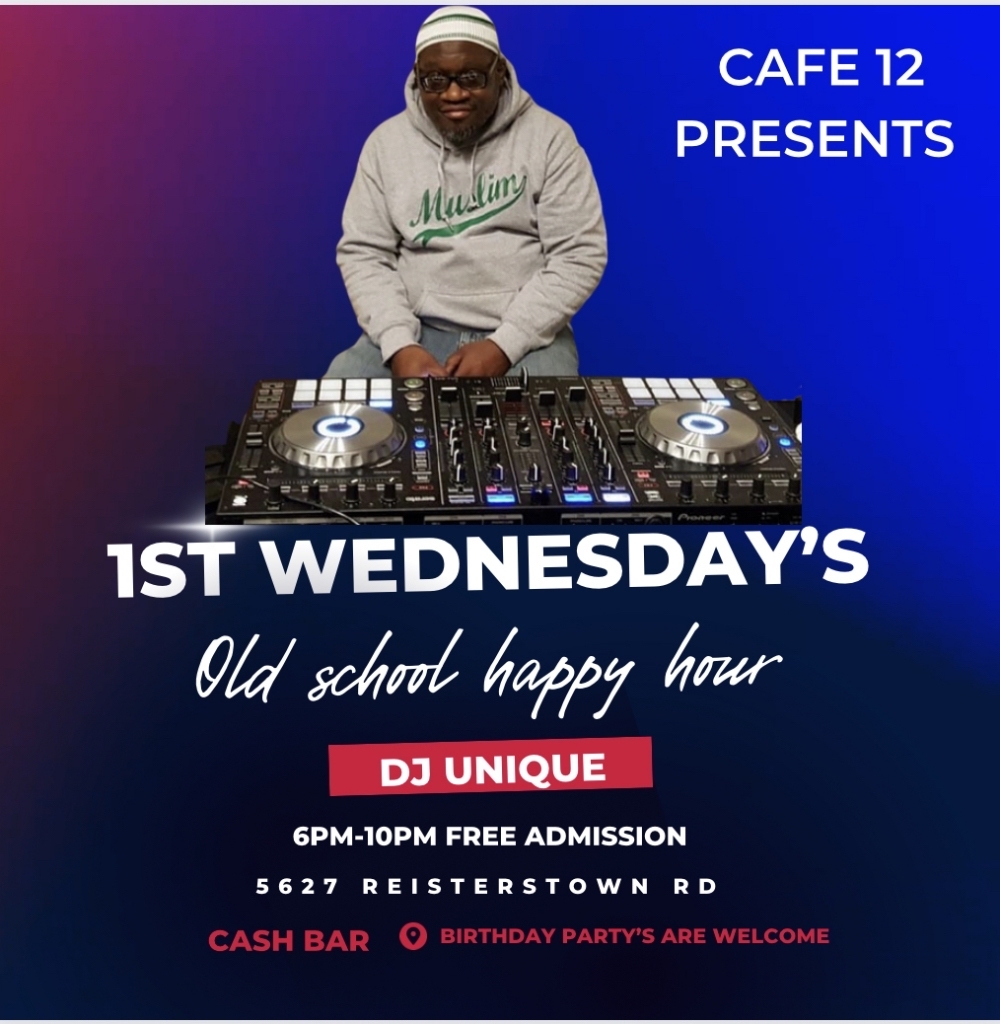 If Your In The Baltimore Area Join Us Every 1st Wednesday At Cafe 12