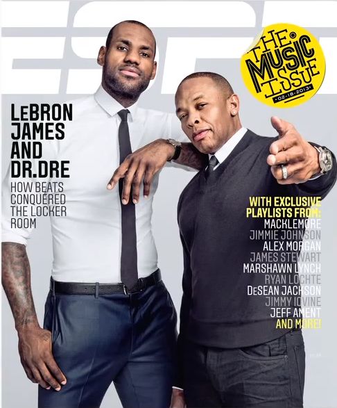 Lebron James x Dr. Dre Grace The New Cover Of ESPN Magazine
