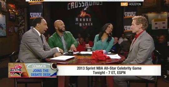 Common On ESPN's First Take During NBA All-Star Weekend (Video)