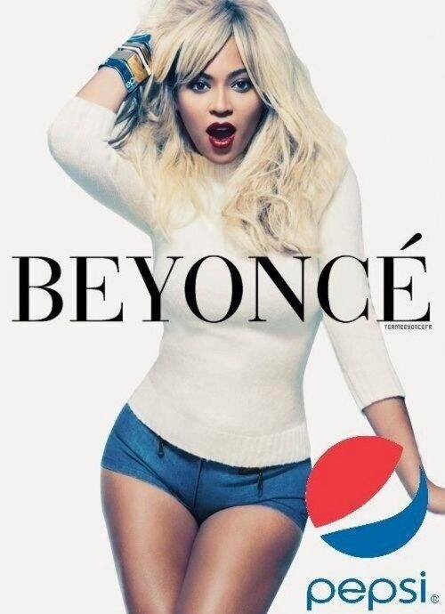 Beyonce Shows Off Her Blonde In New Pepsi AD..