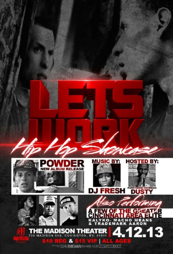 KALYKO LIVE TODAY!!! "LET'S WORK" THE CONCERT Today APRIL 12th 2013 @ MADISON THEATER!!