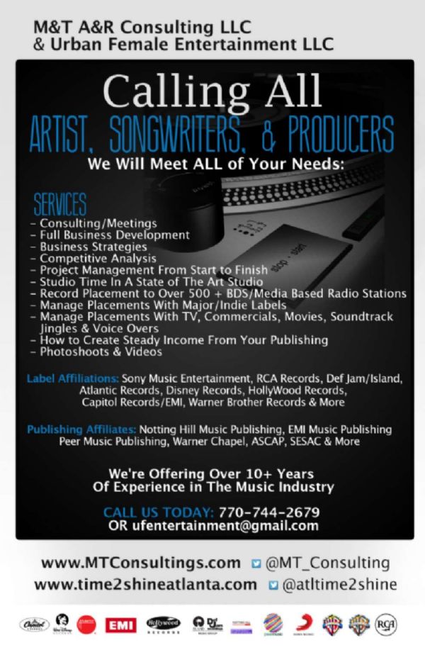 PRODUCERS, ARTIST, & SONGWRITERS: LETS GO TO THE NEXT LEVEL!