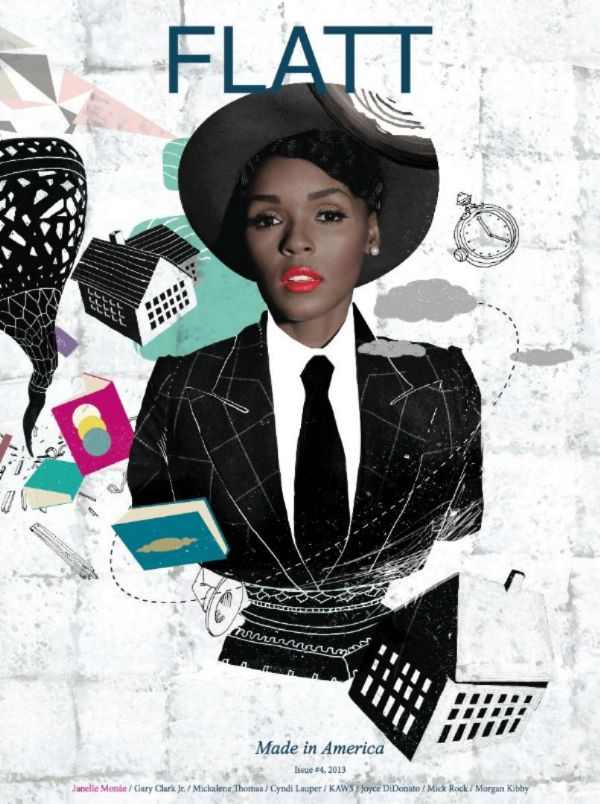 JANELLE MONÀE COVERS LATEST ISSUE OF FLATT MAGAZINE