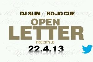 KO-JO Cue & DJ Slim - Open Letter Freestyle