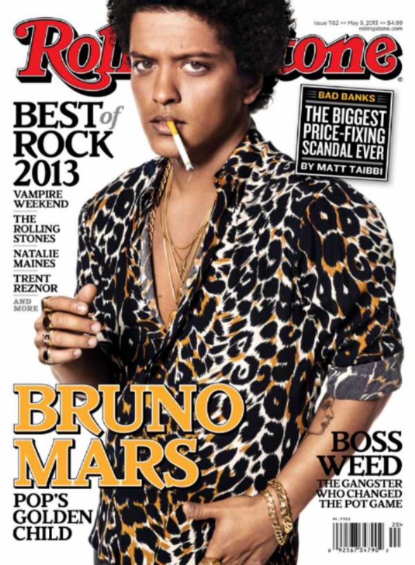 BRUNO MARS ON THE COVER OF ROLLING STONE
