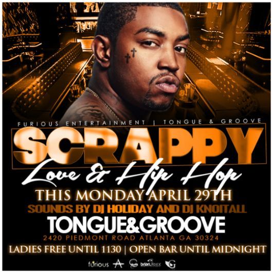 Love & Hip Hop Atlanta Celebration with Lil Scrappy & Cast Tonight at Tongue & Groove