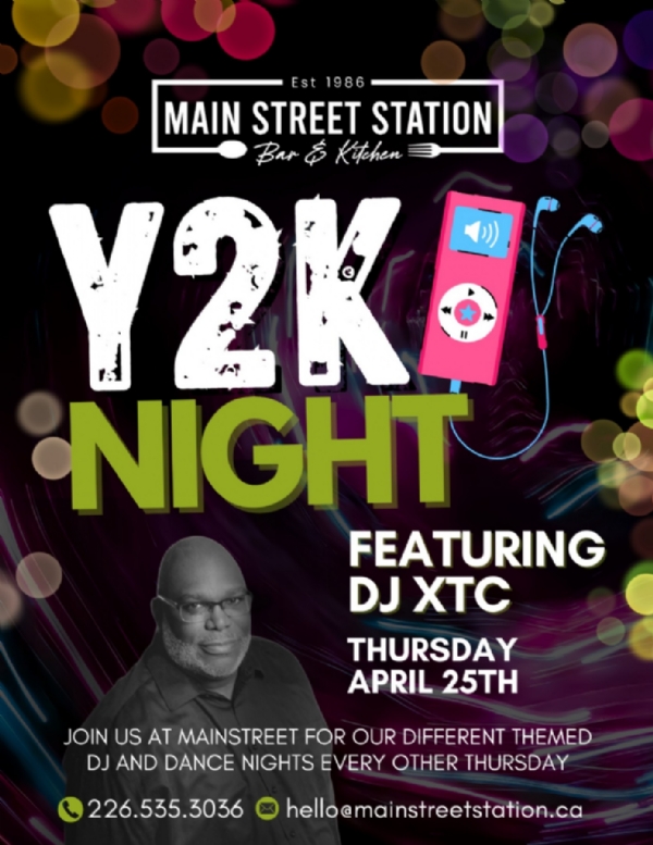 Y2K Thursday Night at Main Street Station Orangeville