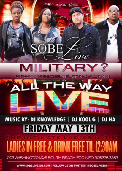 Tampa's own Hip-Hop group Military? to make their South Beach performance debut at Sobe Live