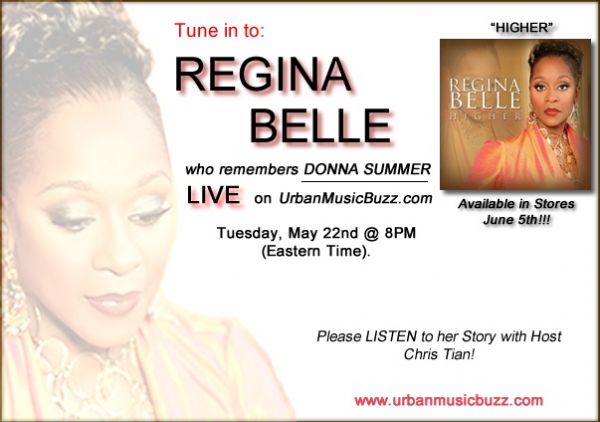 Regina Belle Remembers Donna Summer on UrbanMusicBuzz with Chris Tian