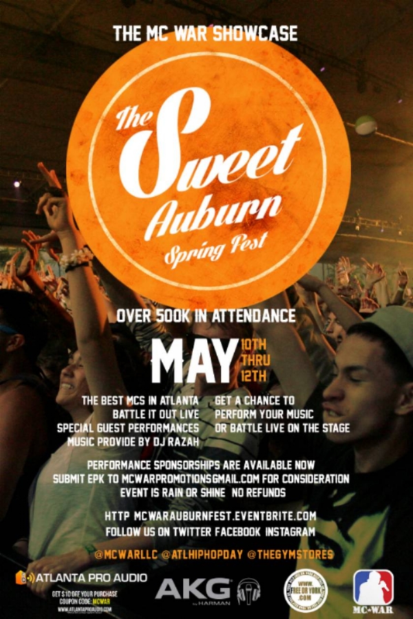 AUBURN AVE FEST SAT 5/11-SUN 5/12 LIVE PERFORMANCES!! VENDORS!! FAMILY FUN!!