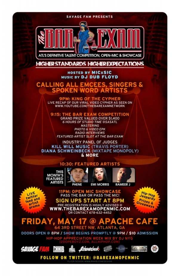 Open Mic Event "The Bar Exam" [Event ATL]