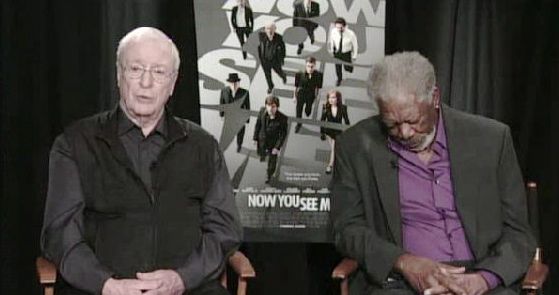 Morgan Freeman Falls Asleep During An Interview For His Upcoming Film 'Now You See Me' (Video)