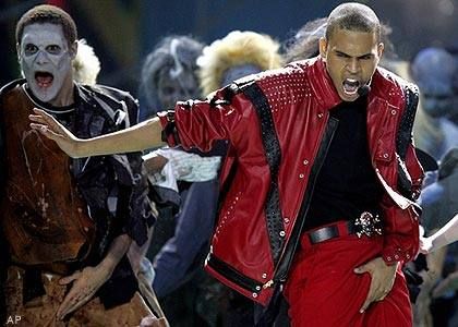 CHRIS BROWN Finally Gets To Honor Michael Jackson At Unofficial Memorial