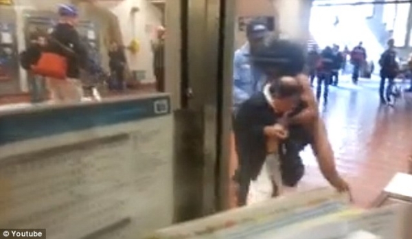 WTF: Naked Man Attacks Riders at San Francisco BART Station (Video)