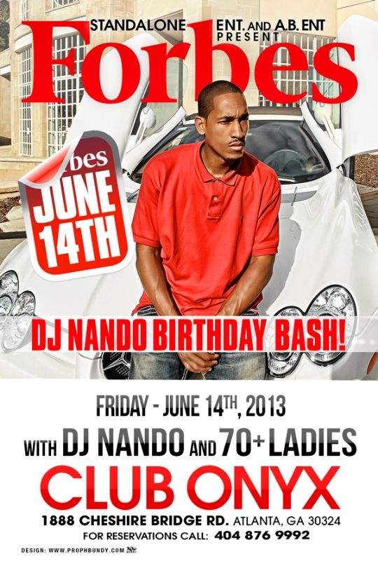 2NITE!!!! DJ NANDO BIRTHDAY BASH  FRIDAY, JUNE 14TH @CLUB ONYX
