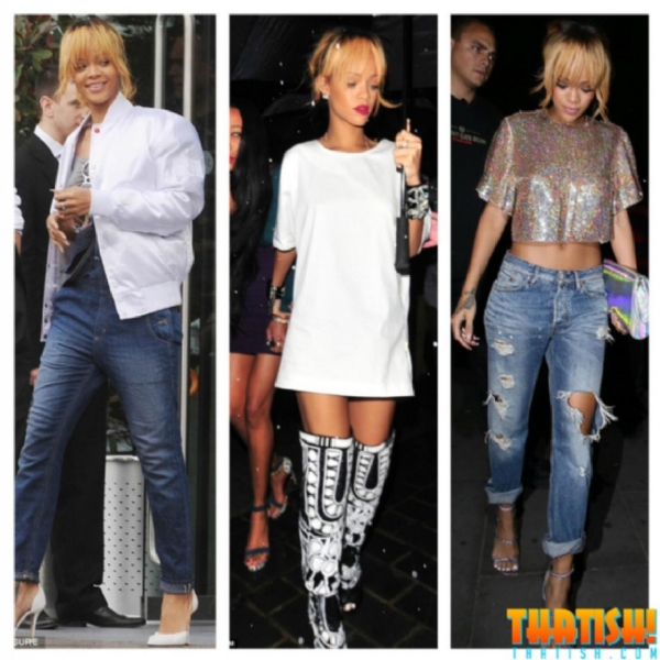 The LONDON LOOKS of RIHANNA (#DiamondsWorldTour #Rihanna #Fashion)