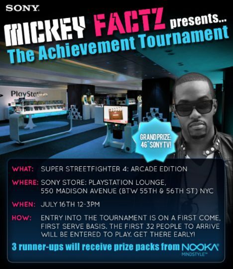 MICKEY FACTZ Presents The Achievement Tournament, 46" Sony TV Grand Prize