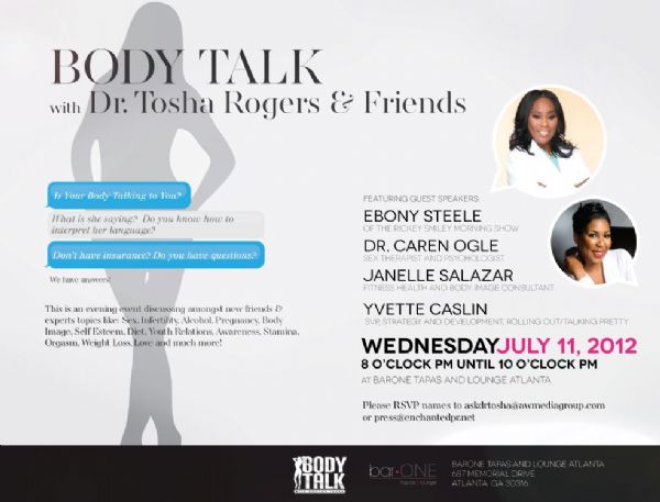 Celeb OB/GYN  hosts Body Talk with veejay Ebony Steele