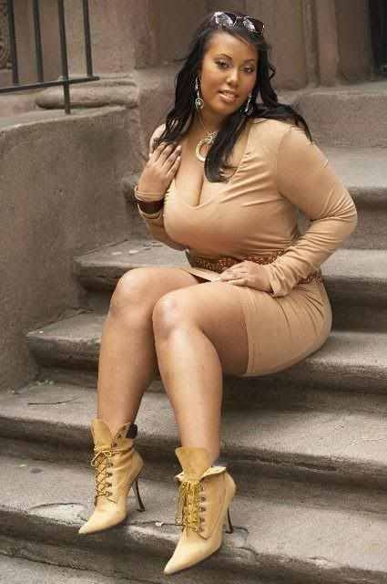 curvy beautiful black woman.