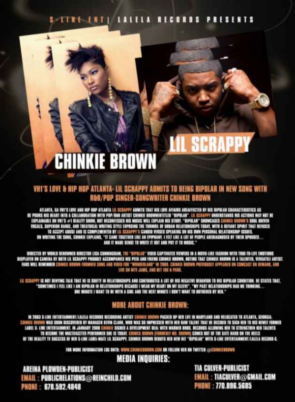 IMMEDIATE RELEASE: VH1's Love & Hip Hop Atlanta- Lil Scrappy Admits to Being Bipolar in New Song
