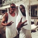 South Beach Pool Side Brice & Mike West Tossing it up..