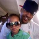 Carmelo Anthony and son, Kiyan