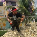 fresh prince of tha south @scomoney kold chilling video shoot Miami beach