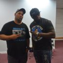 DJ Epidemic (left) with Kcane Markco (@kCAneMarkCO) at the Big Heff Streets Most Wanted Tour