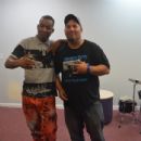 Solo Lamaze (left) with DJ Epidemic at the Big Heff Streets Most Wanted Tour