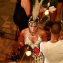 Alicia Keys on set of her video "Put It In A Love Song" in Brazil