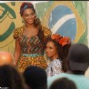 Beyonce and Alicia Keys in Brazil for "Put It In A Love Song" video shoot