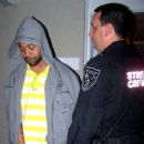 Juvenile being arrested for possession of marijuana