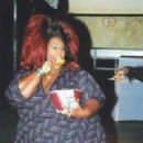 She makes the KFC Chicken bucket look small!