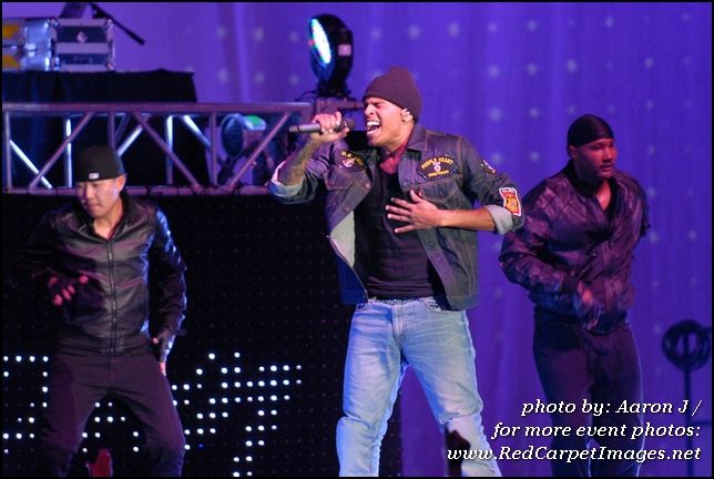 Chris Brown performs at his Benefit Concert