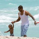 Usher and son