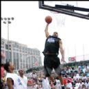 Vince Carter takes to the air during Big Tigger's weekend Celebrity Game