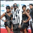 Sean "Diddy" Combs and friends on the red carpet at the 2010 BET Awards