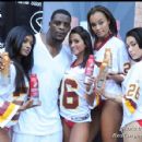 Clinton Portis with the Fever Models