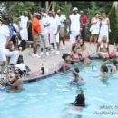 Guests at the Mansion Pool Party event