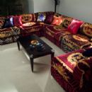 Kanye's Versace sofa