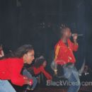 B.o.B. with backup dancers
