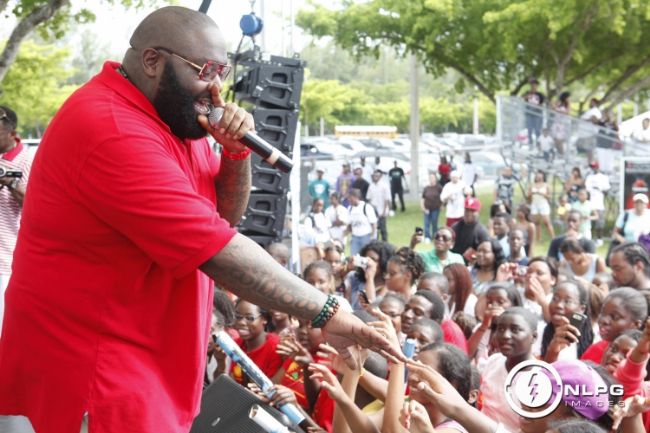 Rick Ross performs at The 3rd Annual Rick Ross Be Out Day